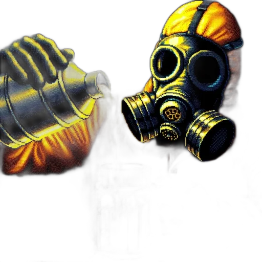 mask, weapon, robot, creature transparent PNG cut-out