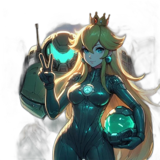 crown, robot, staff, weapon transparent PNG cut-out