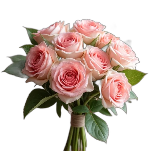 flower, crown, photorealistic, 3d render transparent PNG cut-out