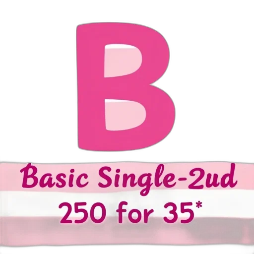3d render, pink, white, striped transparent PNG cut-out