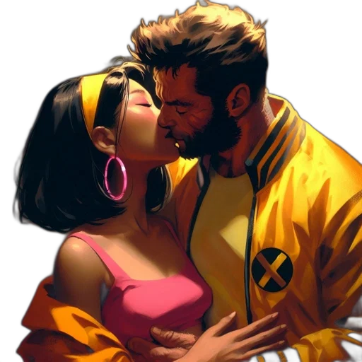 jacket, comic book art, concept art, cyberpunk transparent PNG cut-out