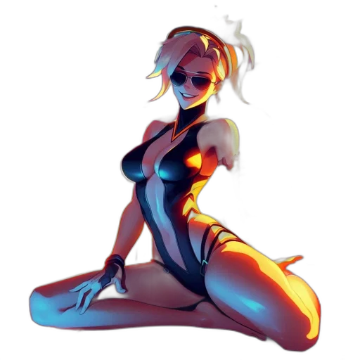 robot, dress, concept art, cyberpunk transparent PNG cut-out