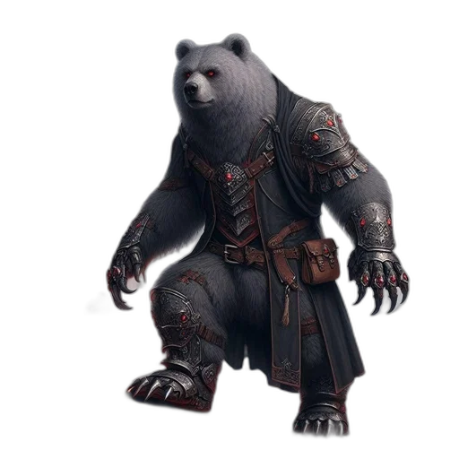 creature, animal, concept art, 3d render transparent PNG cut-out