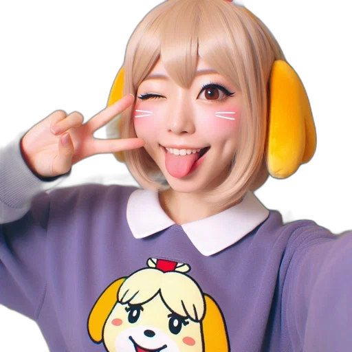 staff, face, mask, anime transparent PNG cut-out