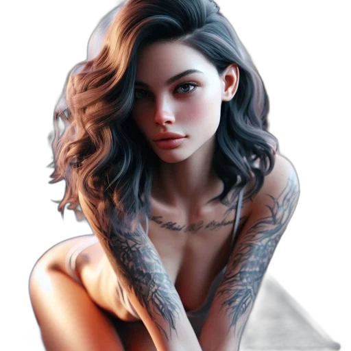 dress, jewelry, face, hair transparent PNG cut-out