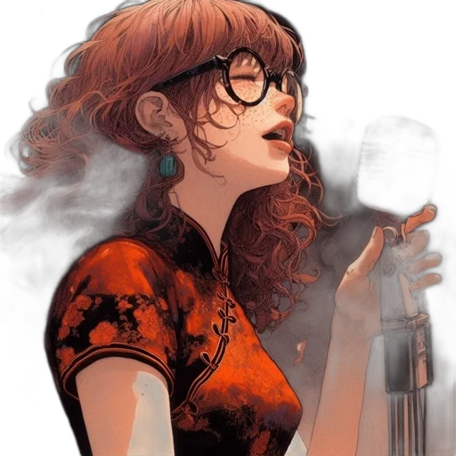 dress, comic book art, concept art, fantasy art transparent PNG cut-out