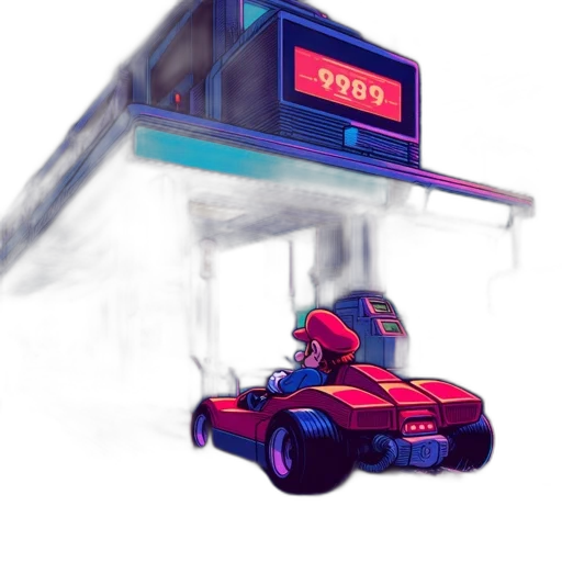 car, robot, weapon, concept art transparent PNG cut-out