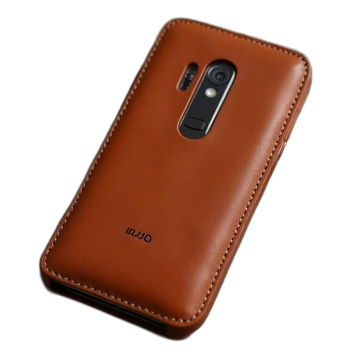 buy, tan, leather, case transparent PNG cut-out