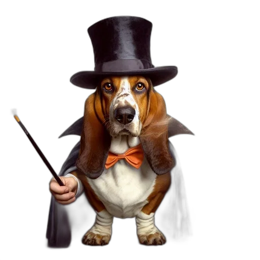 staff, hat, animal, concept art transparent PNG cut-out