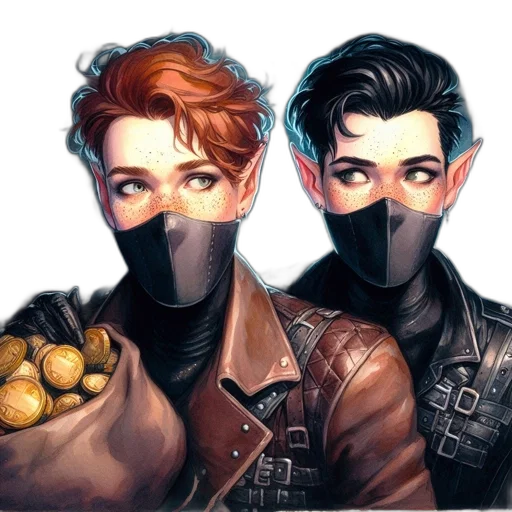 jacket, mask, concept art, comic book art transparent PNG cut-out