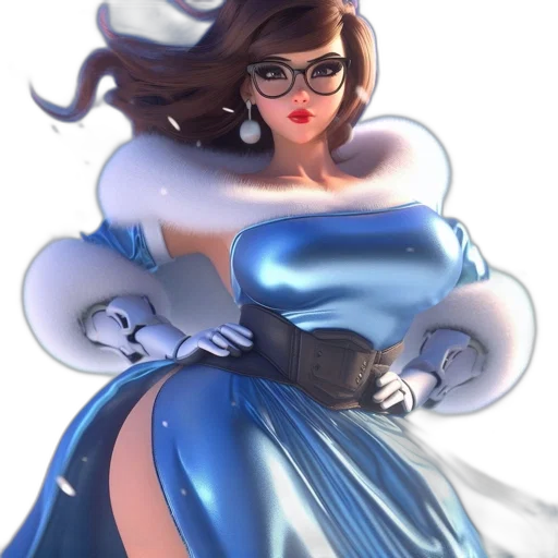 dress, staff, crown, concept art transparent PNG cut-out
