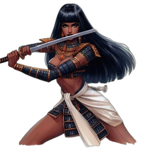 sword, weapon, staff, fantasy art transparent PNG cut-out