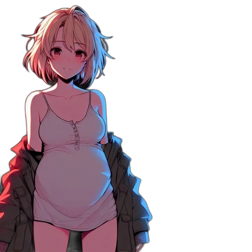 dress, jacket, creature, weapon transparent PNG cut-out