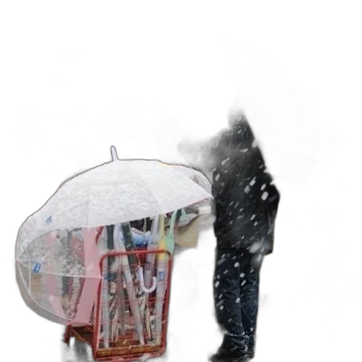 umbrella, mask, staff, hat transparent PNG cut-out