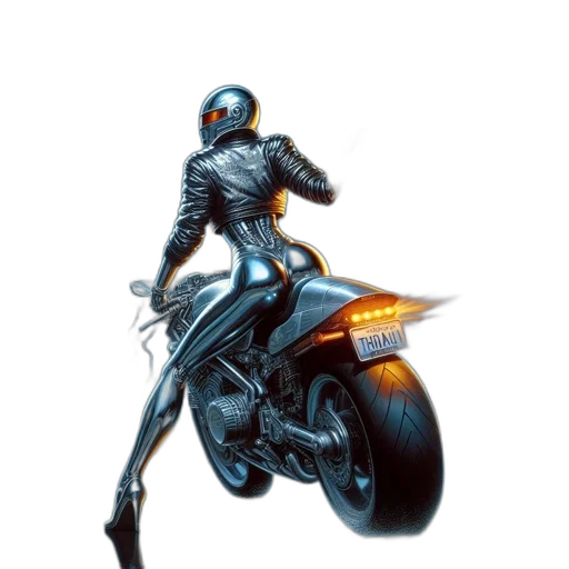 robot, concept art, comic book art, cyberpunk transparent PNG cut-out