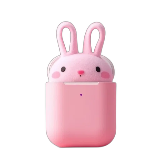 bottle, animal, 3d render, vaporwave transparent PNG cut-out