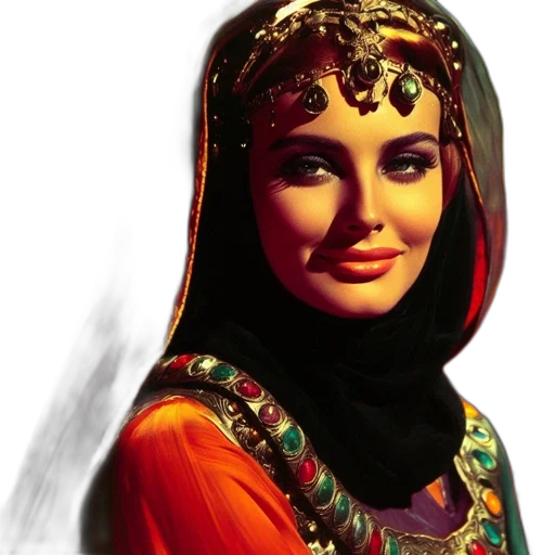 face, jewelry, crown, photorealistic transparent PNG cut-out