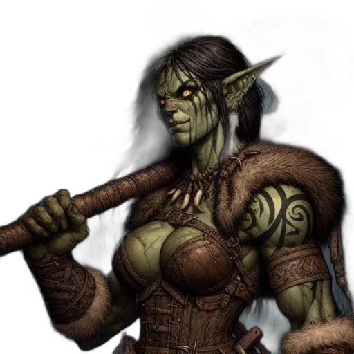 staff, fantasy art, concept art, comic book art transparent PNG cut-out