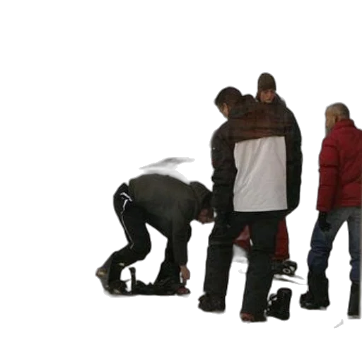 staff, jacket, weapon, snow transparent PNG cut-out