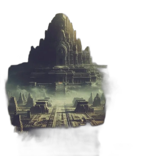 concept art, fantasy art, watercolor, 3d render transparent PNG cut-out