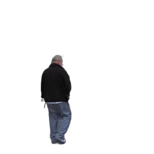 jacket, creature, staff, robot transparent PNG cut-out