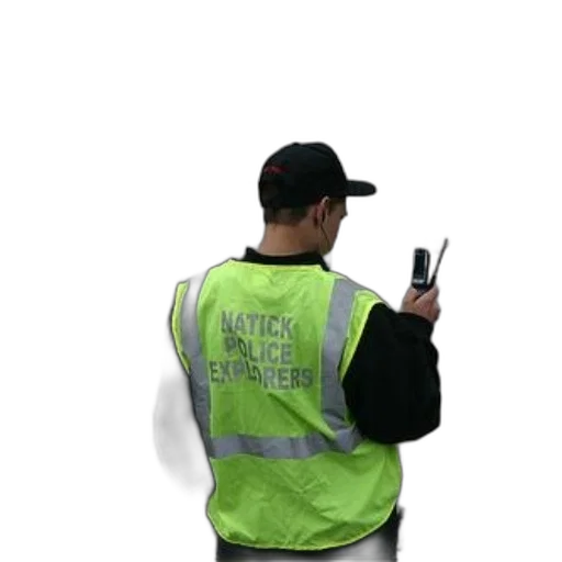 staff, jacket, hat, police transparent PNG cut-out