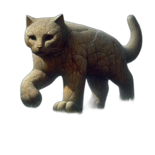 creature, animal, staff, dragon transparent PNG cut-out
