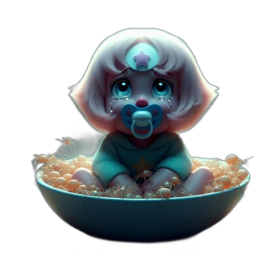 food, creature, concept art, 3d render transparent PNG cut-out