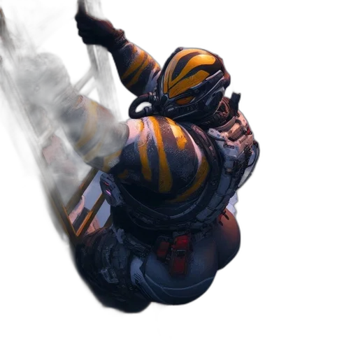 weapon, staff, robot, mask transparent PNG cut-out