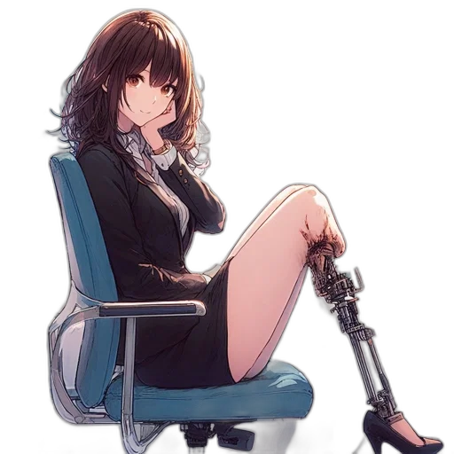dress, furniture, robot, staff transparent PNG cut-out