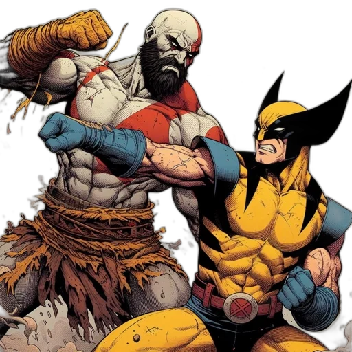 comic book art, concept art, image, iconic transparent PNG cut-out