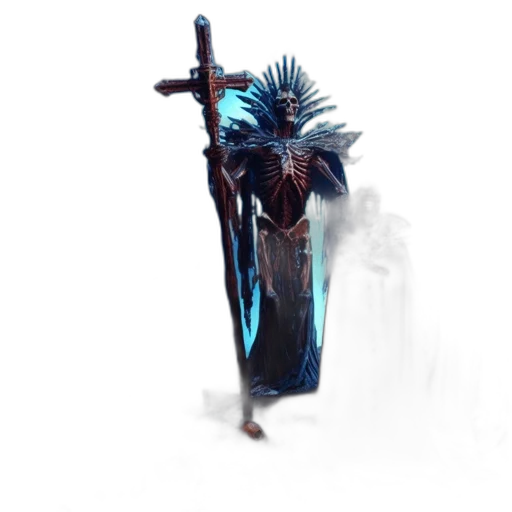 sword, staff, weapon, dragon transparent PNG cut-out