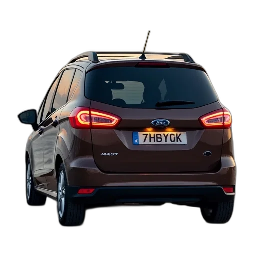 car, back, view, ford transparent PNG cut-out