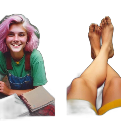 shoes, face, photorealistic, concept art transparent PNG cut-out