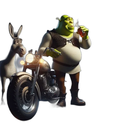 animal, car, concept art, 3d render transparent PNG cut-out