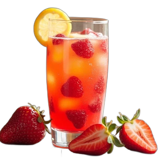 food, photorealistic, 3d render, red transparent PNG cut-out