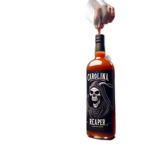 bottle, food, staff, 3d render transparent PNG cut-out