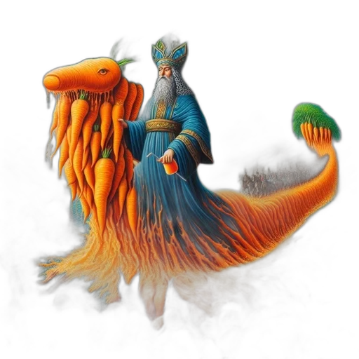 dragon, creature, staff, animal transparent PNG cut-out