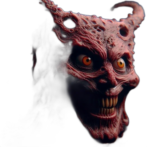 mask, creature, face, dragon transparent PNG cut-out