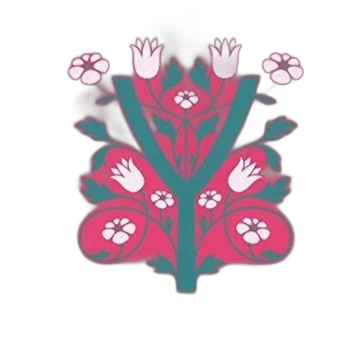 flower, crown, jewelry, staff transparent PNG cut-out