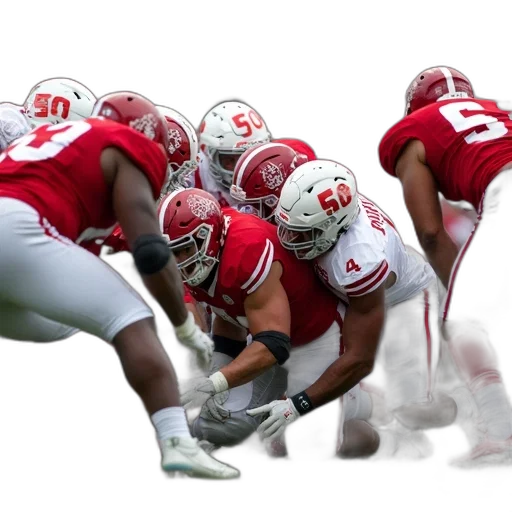 group, football, players, red transparent PNG cut-out