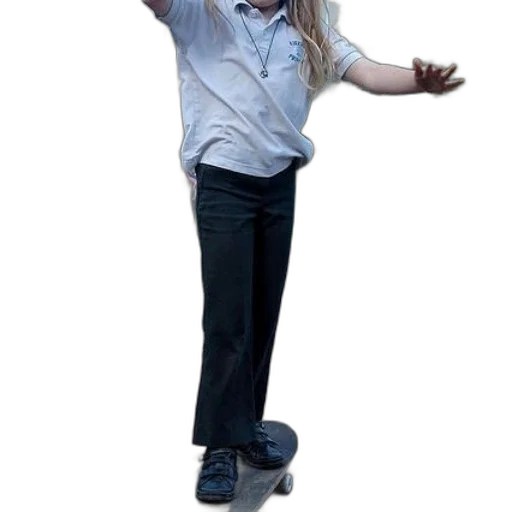 staff, jacket, hair, robot transparent PNG cut-out