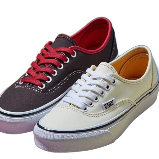 shoes, 3d render, photorealistic, vans transparent PNG cut-out