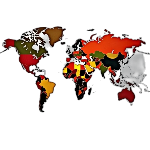 earth tones, colorful, red, dark transparent PNG cut-out