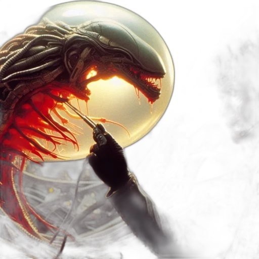 dragon, creature, hair, concept art transparent PNG cut-out