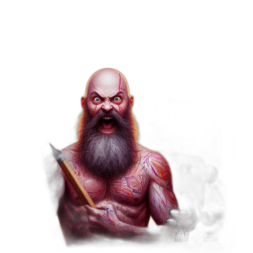 creature, face, fantasy art, concept art transparent PNG cut-out