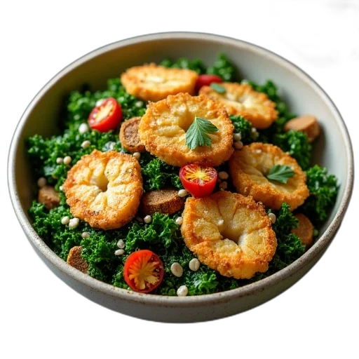 food, chickplant, kale, salad transparent PNG cut-out