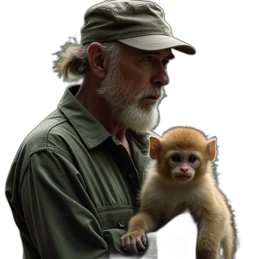 animal, hat, creature, jacket transparent PNG cut-out