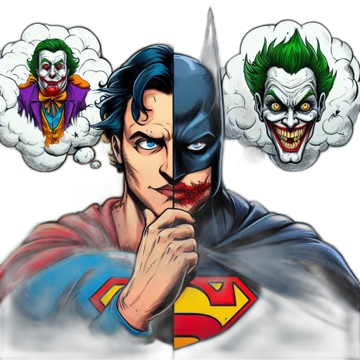 comic book art, concept art, cartoon, pixel art transparent PNG cut-out