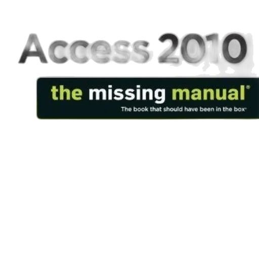 cover, access, 2010, missing transparent PNG cut-out
